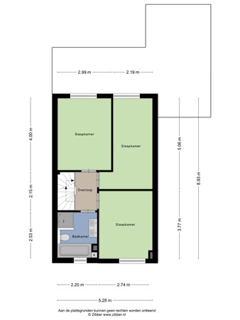Floorplan - Oude Dijk 62, 5298 BE Liempde
